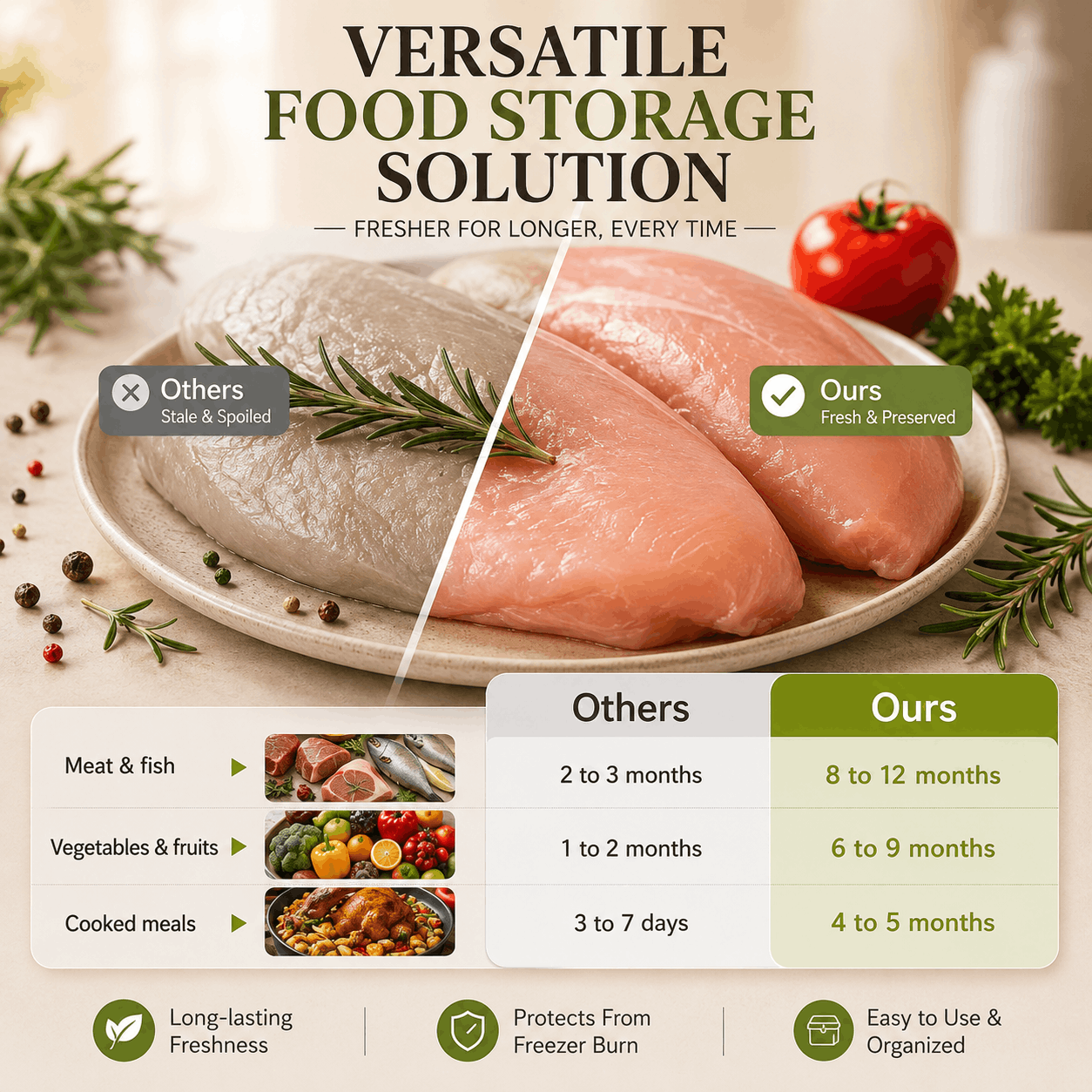 AeroSeal™ Reusable upto 10,000+ times -Food Storage Pouches (Pack of 20)
