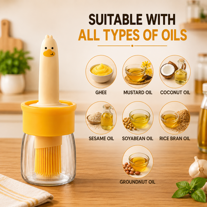 BrushFlow™  One for Oil. One for Ghee.