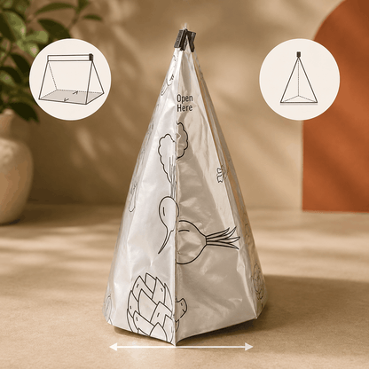 AeroSeal™ Reusable upto 10,000+ times -Food Storage Pouches (Pack of 20)