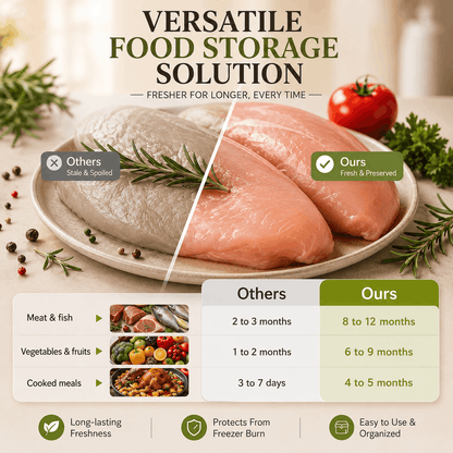 AeroSeal™ Reusable upto 10,000+ times -Food Storage Pouches (Pack of 20)